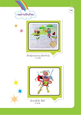 เด็กหญิงกมลวรรณ แข็งสาริกรณ
ป. ๒/๒
เด็กชายพีรวัส สีสังข
ป. ๒/๒
¼Å§Ò¹¹Ñ¡àÃÕÂ¹
๒๐ศิลป์หรรษากล้าสร้างสรรค์ป.2
 