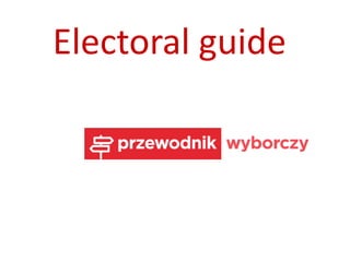 Electoral guide
 