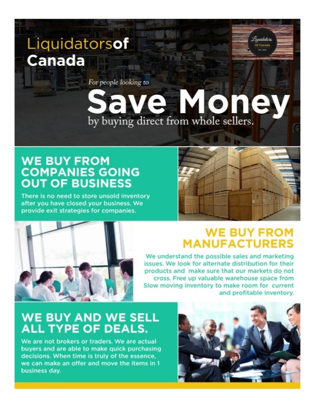 liquidatorsofcanada com worldwide flyer liquidators flyer