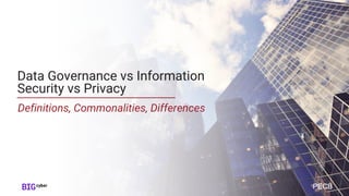 CIA Triad in Data Governance, Information Security, and Privacy: Its Role and Importance Slide 9