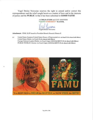 01/10/12 - President Barack Obama - NOTIFICATION OF TERMINATION. . .