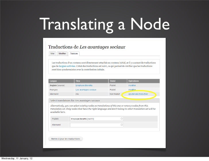 building multilingual sites with