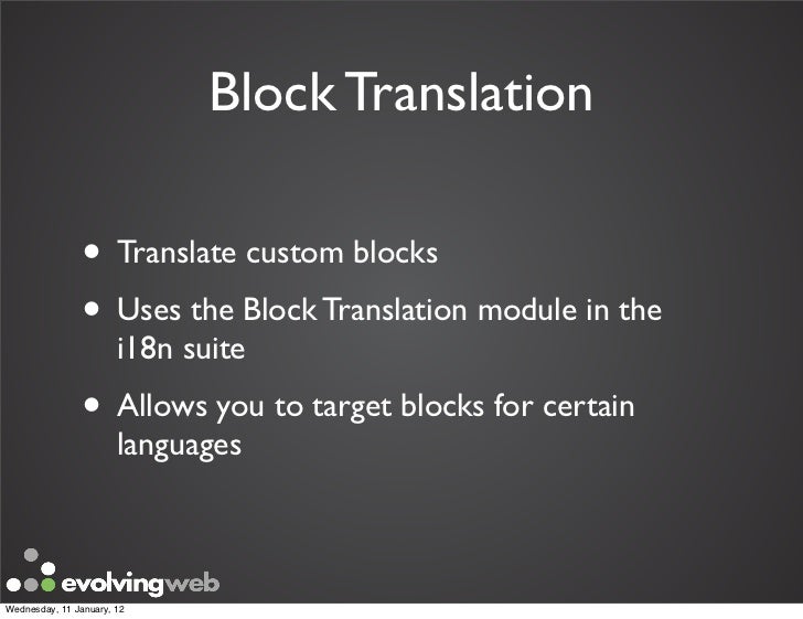 Building Multilingual Sites With Drupal 7 Building Multilingual Sites With Drupal 7