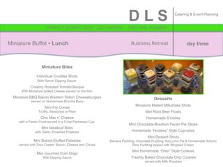 DLS FINAL Catering Menu Project | PPTX