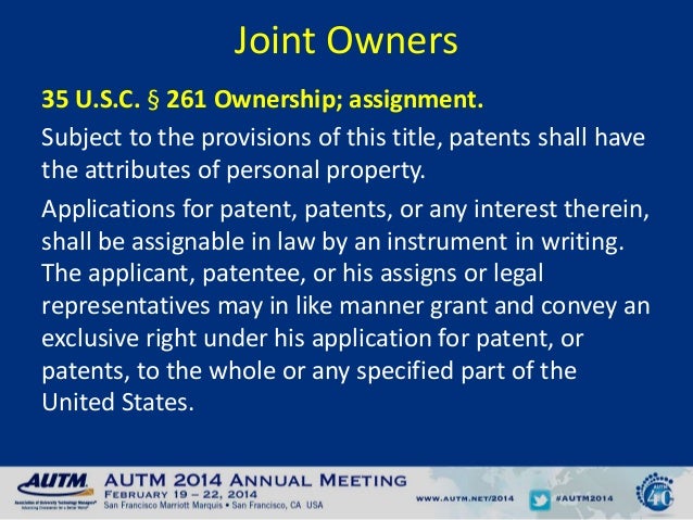 Patents Shall Have The Attributes Of Personal Property Patents Shall Have The Attributes Of Personal Property