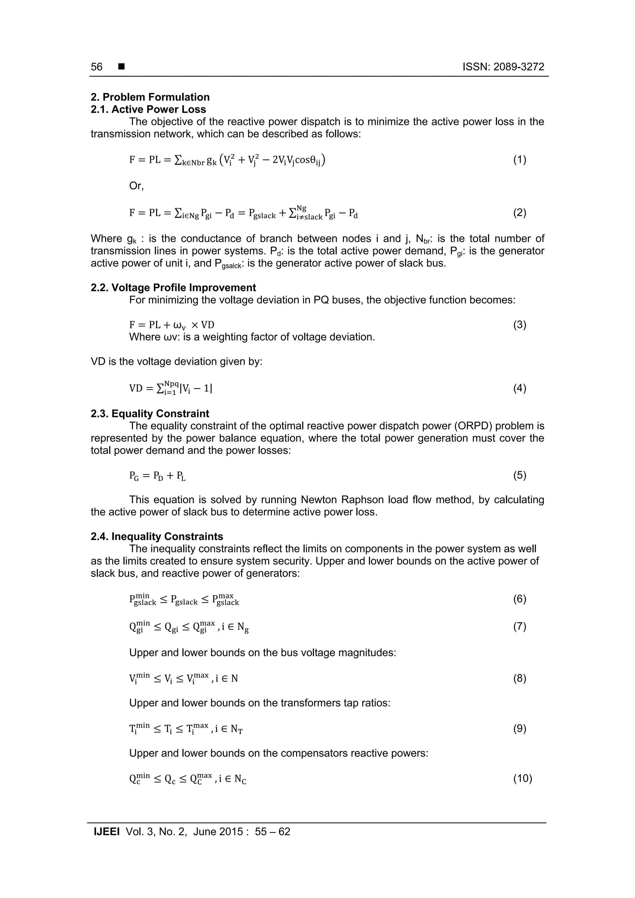 Modified Monkey Optimization Algorithm for Solving Optimal Reactive ...