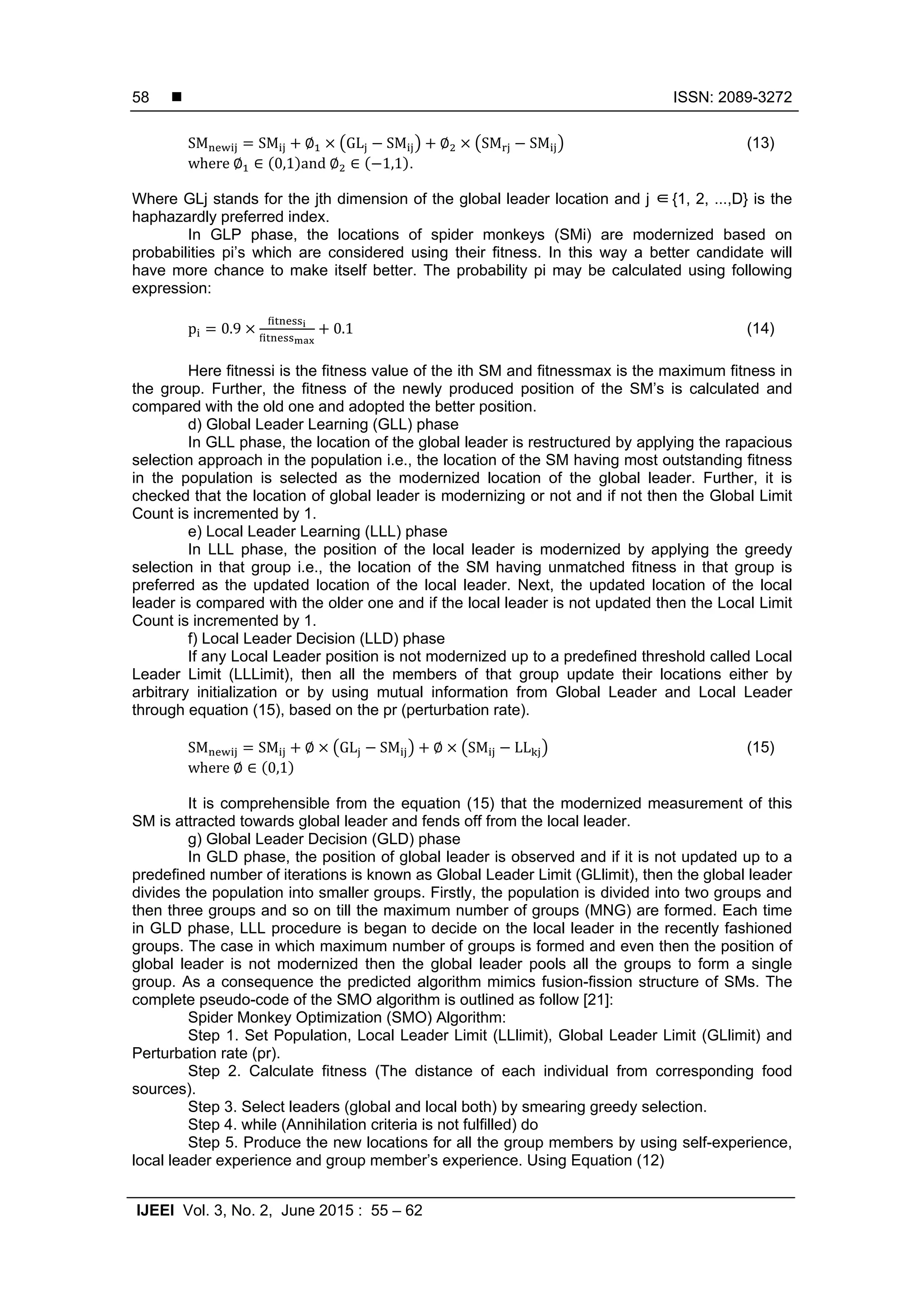 Modified Monkey Optimization Algorithm for Solving Optimal Reactive ...