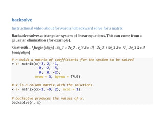 R Matrix Math Quick Reference | DOCX