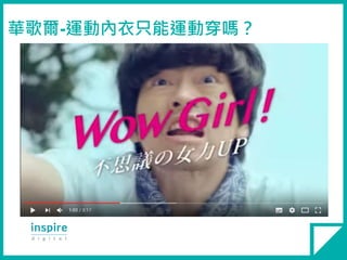 華歌爾-運動內衣只能運動穿嗎？
 