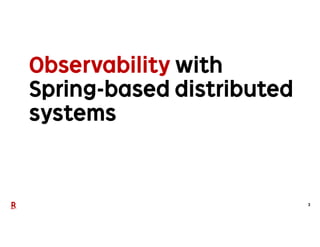 Observability with Spring-based distributed systems | PDF