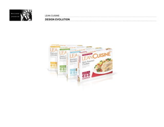 LEAN CUISINE
DESIGN EVOLUTION
 