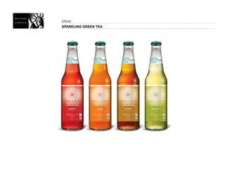 STEAZ
SPARKLING GREEN TEA
 