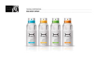 THE DIAL CORPORATION
RGX BODY SPRAY
 