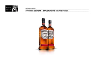 BROWN-FORMAN
SOUTHERN COMFORT — STRUCTURE AND GRAPHIC DESIGN
 