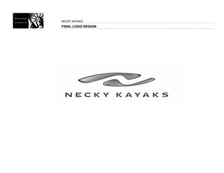 NECKY KAYAKS
FINAL LOGO DESIGN
 