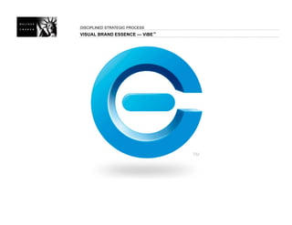 DISCIPLINED STRATEGIC PROCESS
VISUAL BRAND ESSENCE — ViBE™
 