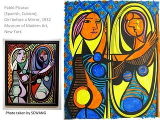 Pablo Picasso  (Spanish, Cubism),  Girl before a Mirror, 1932 Museum of Modern Art,  New York Photo taken by SCWANG 