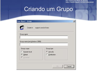 Criando um Grupo 