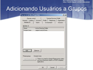 Adicionando Usuários a Grupos 