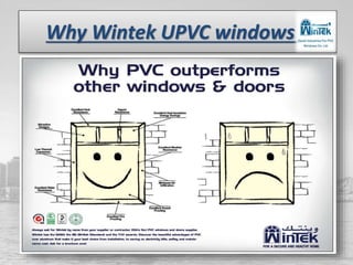 Why Wintek UPVC windows ?
 