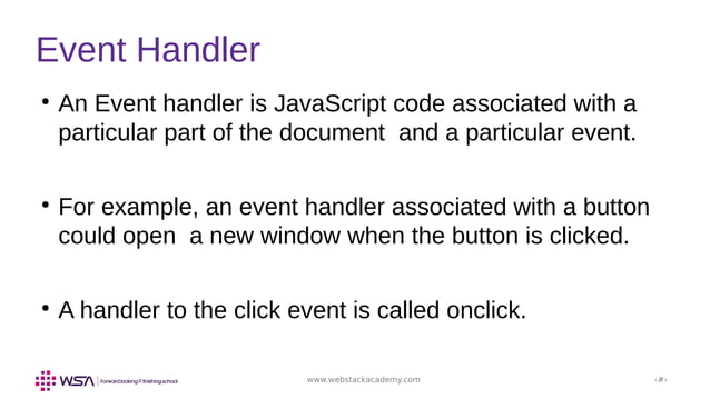 JavaScript - Chapter 11 - Events | PDF | Web Development | Internet