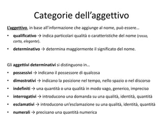 Aggettivi qualificativi con la lettera m