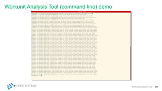 Workunit Analysis Tool (command line) demo
Workunit Analysis Tool 29
 