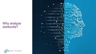 Why analyze
workunits?
 