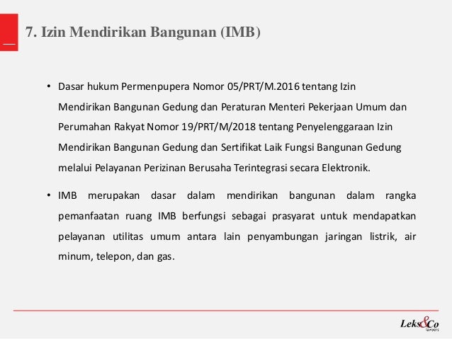 SYARAT DAN KETENTUAN PEMBANGUNAN DAN PENGEMBANGAN PROPERTI