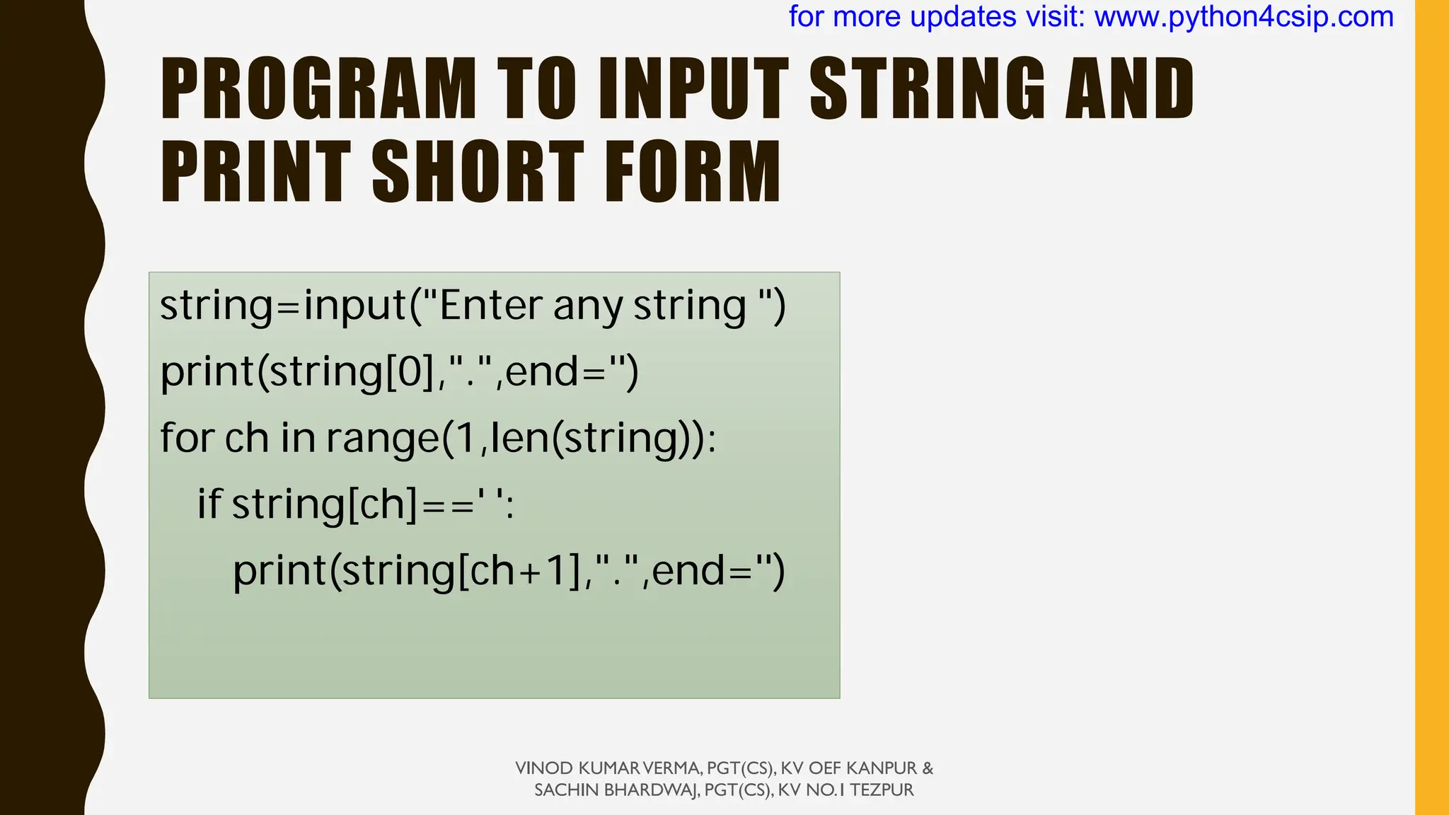 00012.PYTHON - STRING MANIPULATION SLIDES | PPT