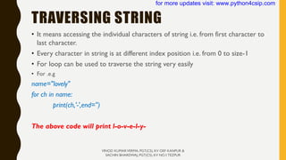 00012.PYTHON - STRING MANIPULATION SLIDES | PPT