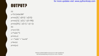 00012.PYTHON - STRING MANIPULATION SLIDES | PDF