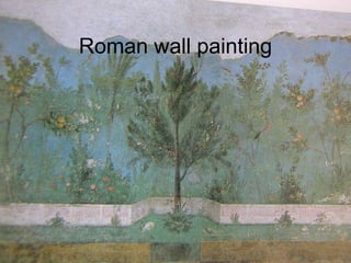 Roman wall painting