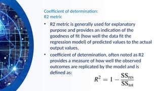 Predicted R2 012-Performance Metrics of ML Algorithm.pptx