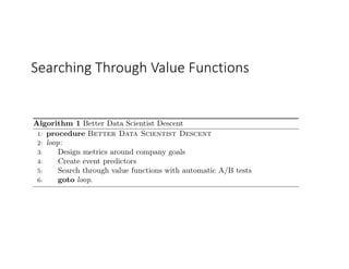 Searching Through Value Functions
 