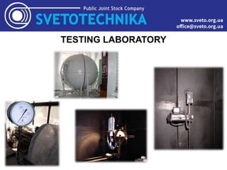 TESTING LABORATORY
 