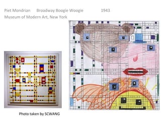 Piet Mondrian Broadway Boogie Woogie 1943 Museum of Modern Art, New York Photo taken by SCWANG 