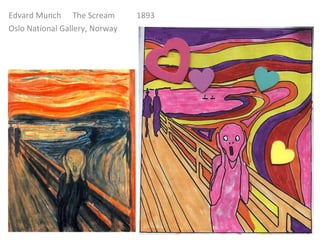 Edvard Munch The Scream 1893 Oslo National Gallery, Norway 
