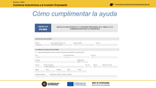 Decreto 1/2023
Incentivos Autonómicos a la inversión Empresarial incentivos.extremaduraempresarial.es
 