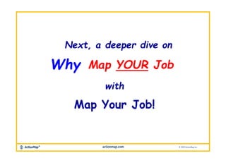 WHY Map Your Job! Slide 11