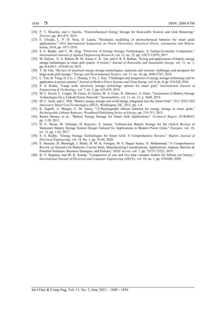 Electrochemical batteries for smart grid applications | PDF