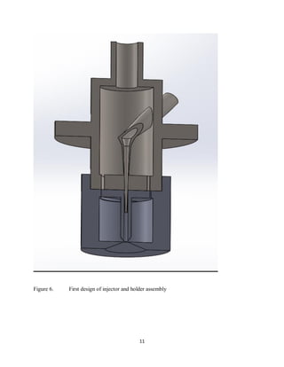 11
Figure 6. First design of injector and holder assembly
 