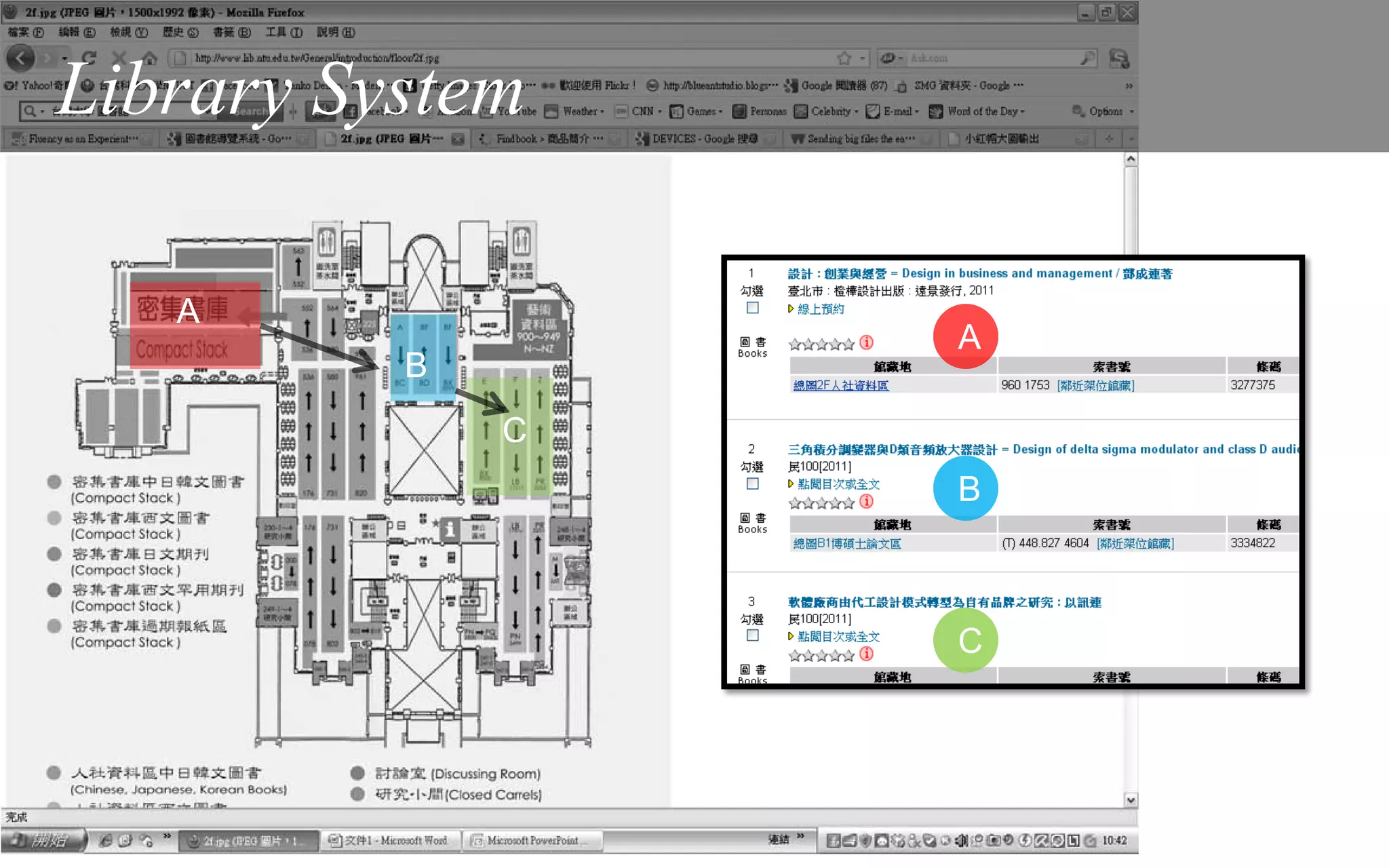 Library System

   A
                      A
          B       1
              C
                      B



                      C
 