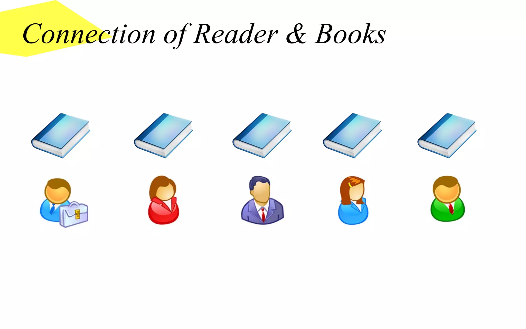 Connection of Reader & Books
 