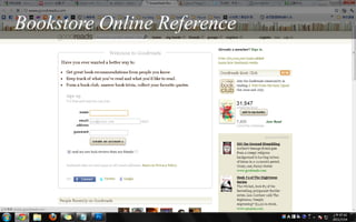 Bookstore Online Reference
 