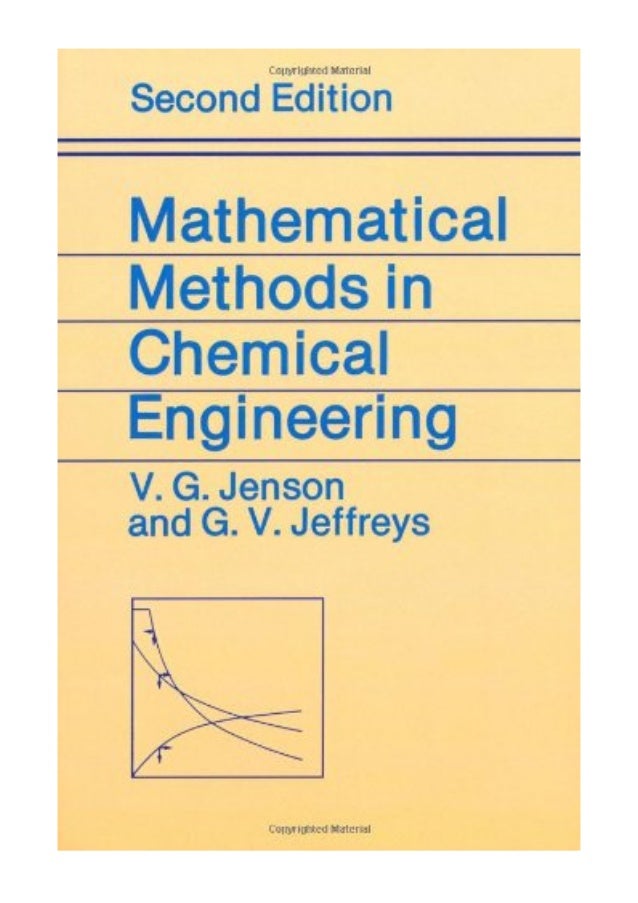 1978 Mathematical Methods In Chemical Engineering Pdf By V G J
