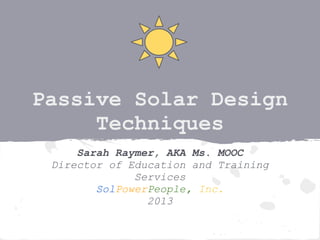 012413 passive solar design