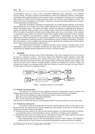 Challenges of recommender systems in finance and banking: a systematic ...