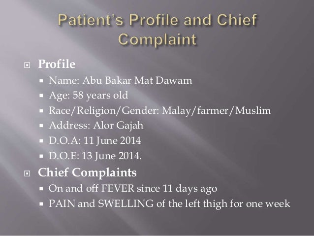 Osteomyelitis case study ppt image