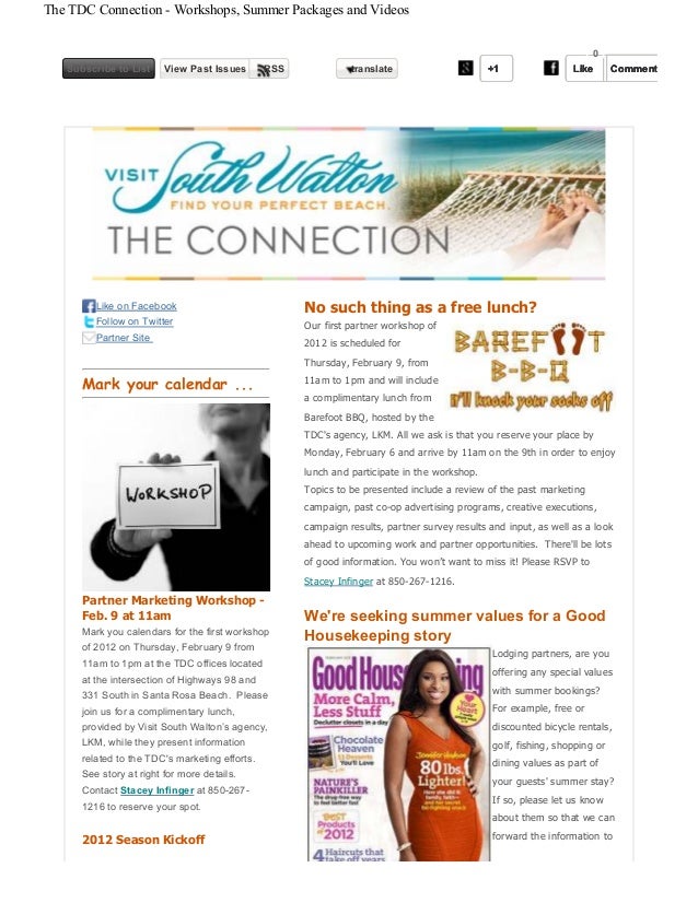 enewsletter sample